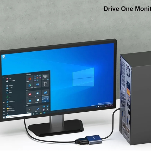 BENFEI USB 3.0 to VGA Adapter, USB 3.0 to VGA Male to Female Adapter for Windows - Picture 7 of 12